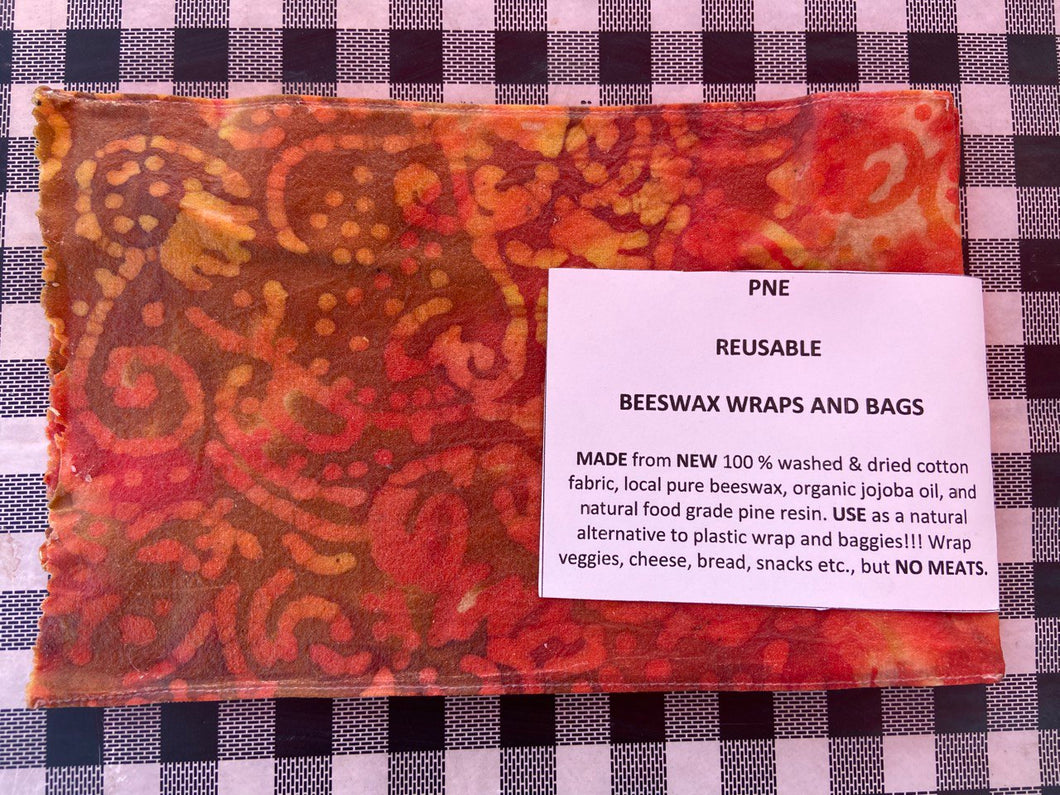 Bees Wax Bags - Reusable