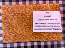 Load image into Gallery viewer, Bees Wax Bags - Reusable
